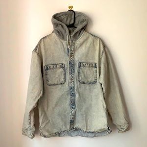 Urban Outfitters hooded denim jacket